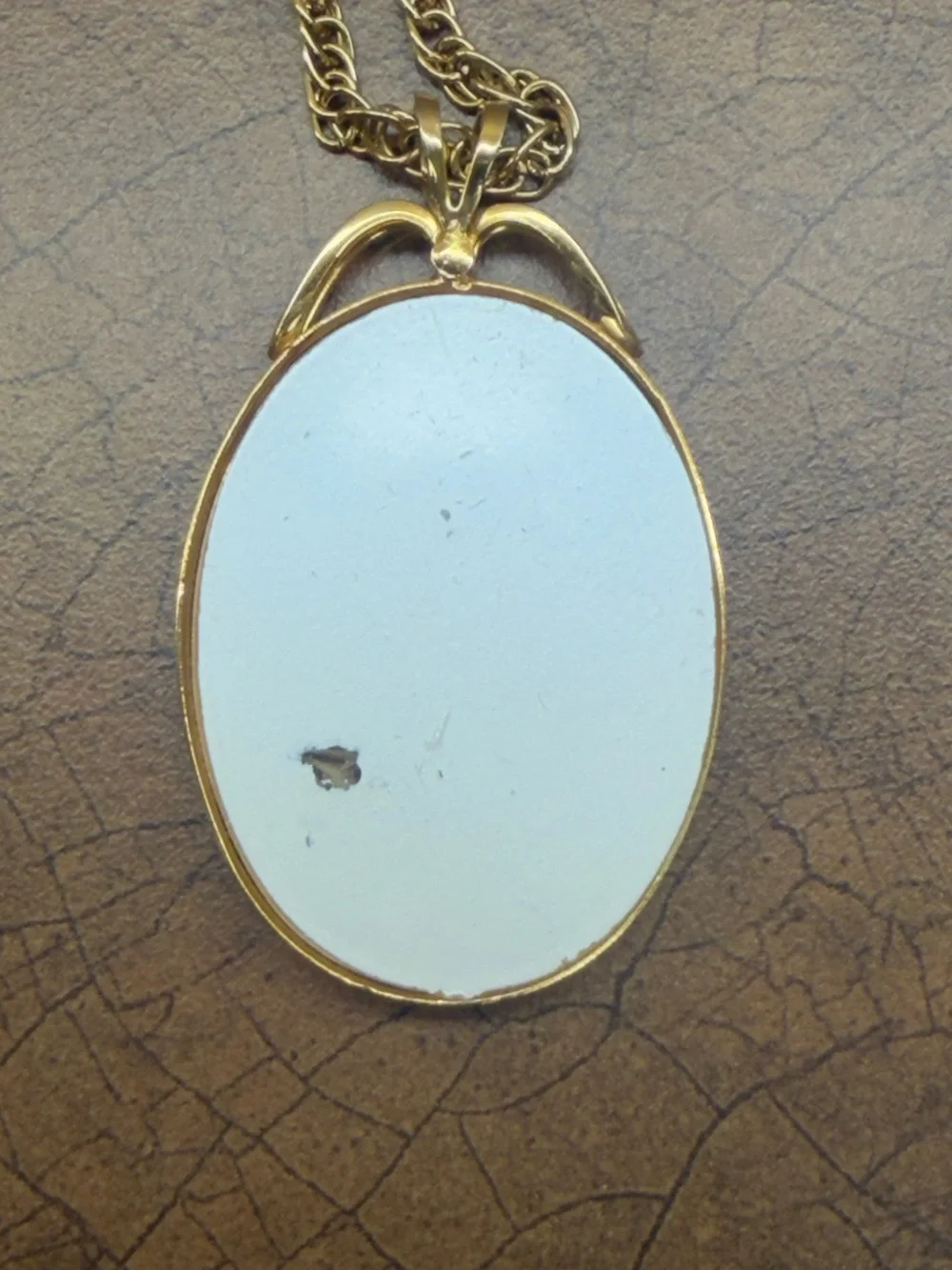 Gold Floral Pendant Necklace - Women's Jewelry